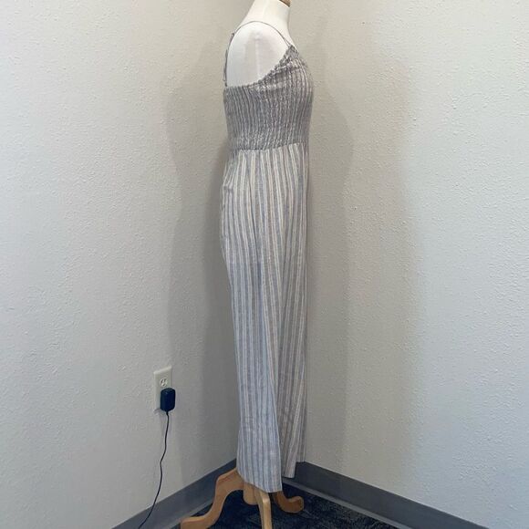 Hem & Thread Pinstripe Jumpsuit - Picture 2 of 6